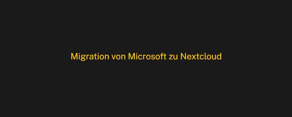Microsoft Zu Nextcloud Cover Image