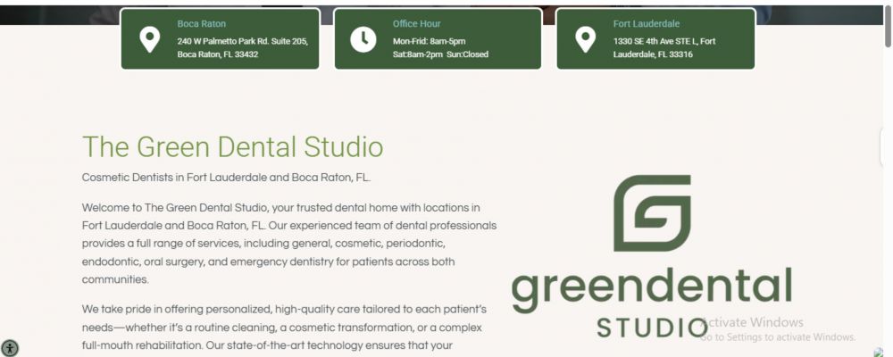 Green Dental Studio Cover Image